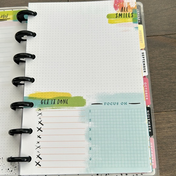 HAPPY PLANNER Choose to Shine Mini Planner, Journal, Office Stationery Book - Picture 8 of 15